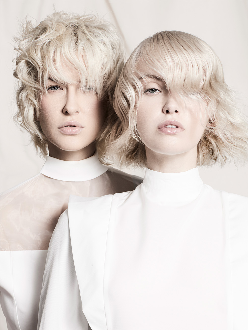 Gary Hooker & Michael Young- BHA British Hairdresser of the Year 2025 - Short, Platinum Blonde, Wavy, and Voluminous Hairstyles